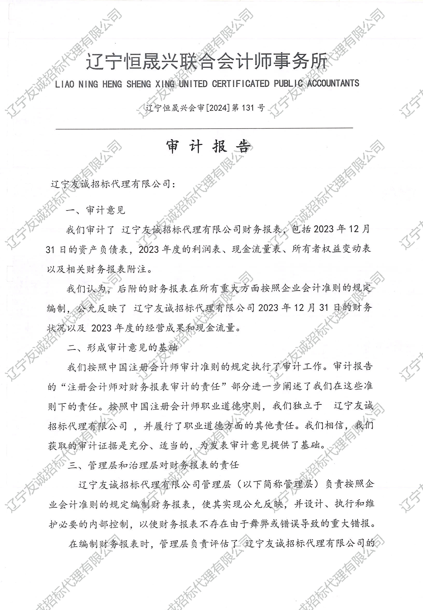 审计报告